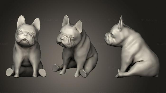 Статуэтки животных (Сапфир, STKJ_2439) 3D модель для ЧПУ станка